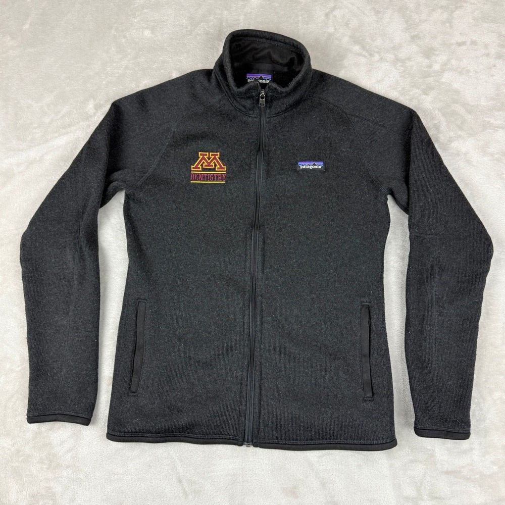 Patagonia Better Sweater Womens M Dark Charcoal Fleece Jacket Full Zip Outdoors